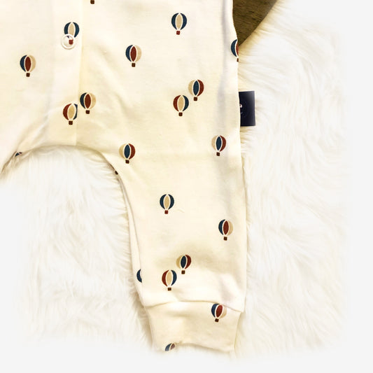 Beendetail van Babypakje boxpakje Luchtballon; handgemaakte duurzame babykleding van webshop Cuteez