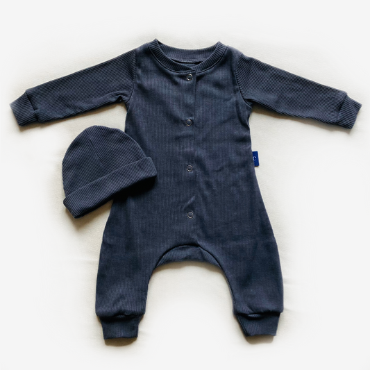 Soft sand-colored ribbed velvet