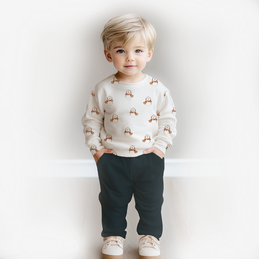 Rib knit Squirrels. Quality rib knit for handmade baby and children's clothing.