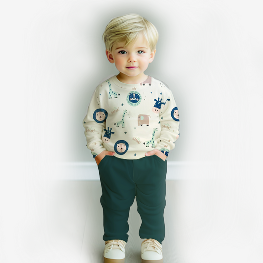 Rib knit Squirrels. Quality rib knit for handmade baby and children's clothing.