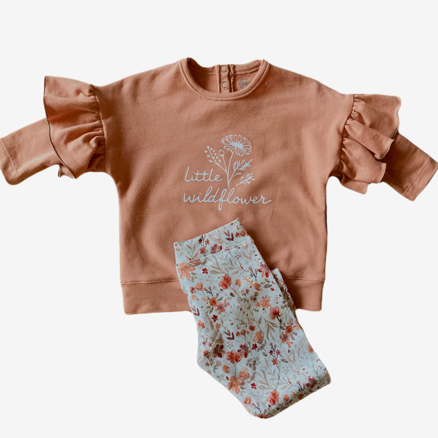 Trui Wildflower – Duurzame handgemaakte meisjestrui Cuteez