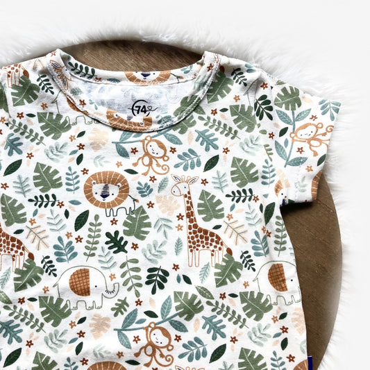 Summer set Safari. Children's sizes 50-104. Handmade children's clothing.