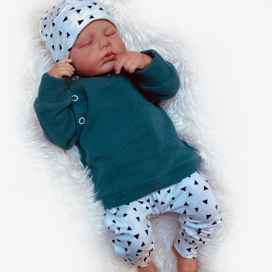 Two-piece set Triangle. Size 50-68. Handmade baby clothes.