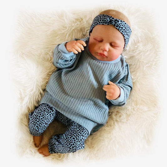 Setje oversized sweater met legging unisex duurzame handgemaakte baby en peuterkleding van webshop Cuteez