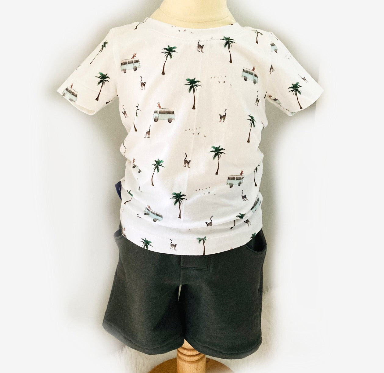 Tshirt DIeren vakantie. Leuke jongens baby- en kinderkleding van webshop Cuteez3