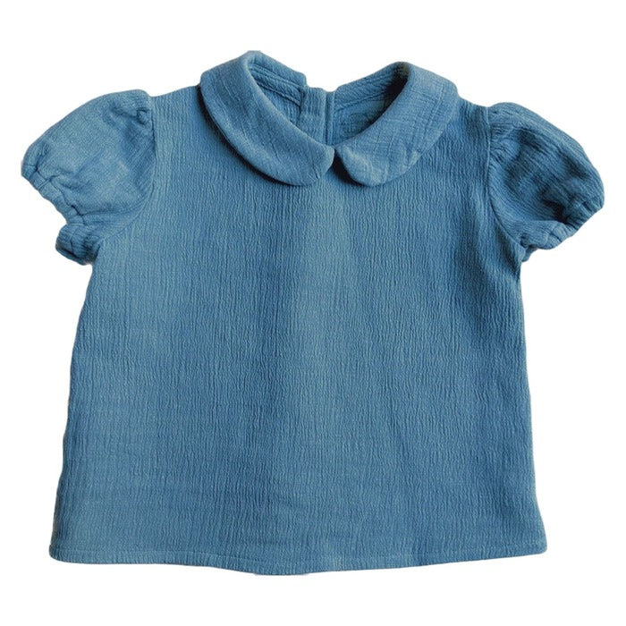 Buy Blousje Bleu. Maat 50-152. Handgemaakte babykleding. Online - Handgemaakte kinderkleding; duurzame babykleding