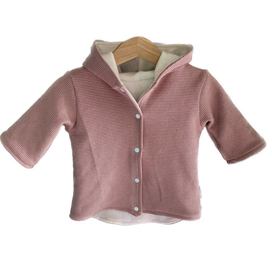 Buy Baby jasje Soft Pink. Maat 56. Handgemaakte babykleding. Online - Handgemaakte kinderkleding; duurzame babykleding