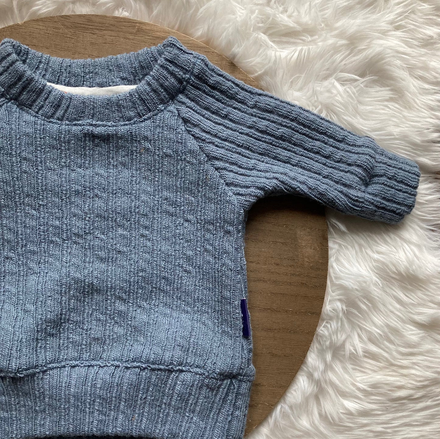 Knitted set Blue. Size 62-80. Handmade baby clothes.