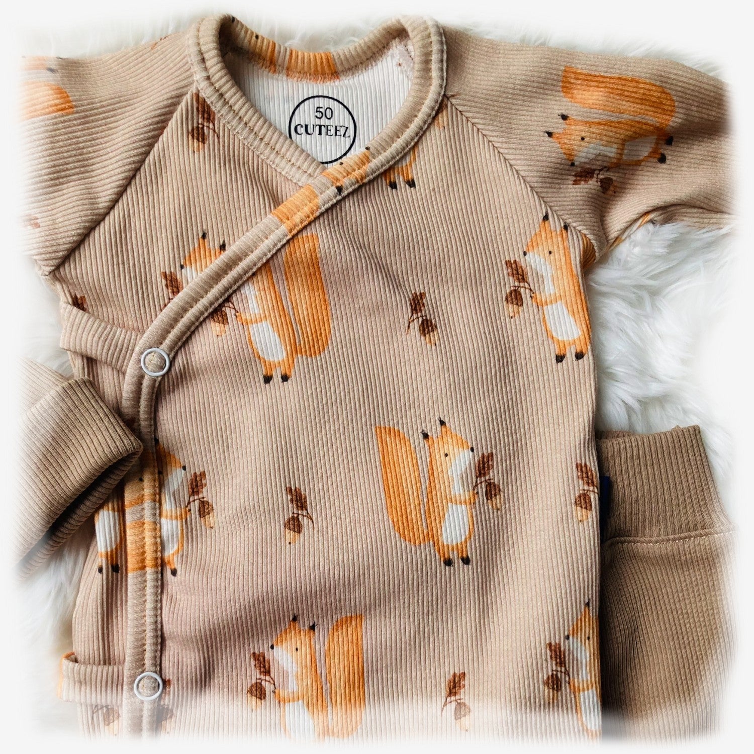 Eekhoorn Unisex Babykleren Three-piece Unisex Set Baby Sizes