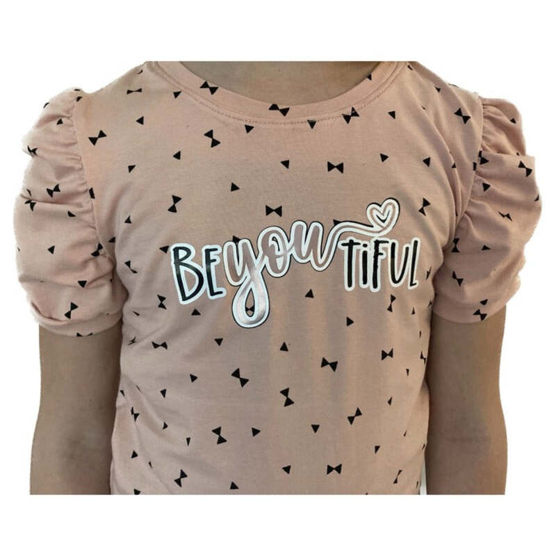 Close up van Tshirt beauty. Maat 50-140. Handgemaakte babykleding. Online - Handgemaakte kinderkleding; duurzame babykleding